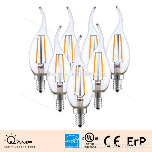 E14 E26 B22 ST64 C35 C32 CA35 Led Filament Bulb, E12 E27 A60 Filament LED globe, C35 Filament led candle